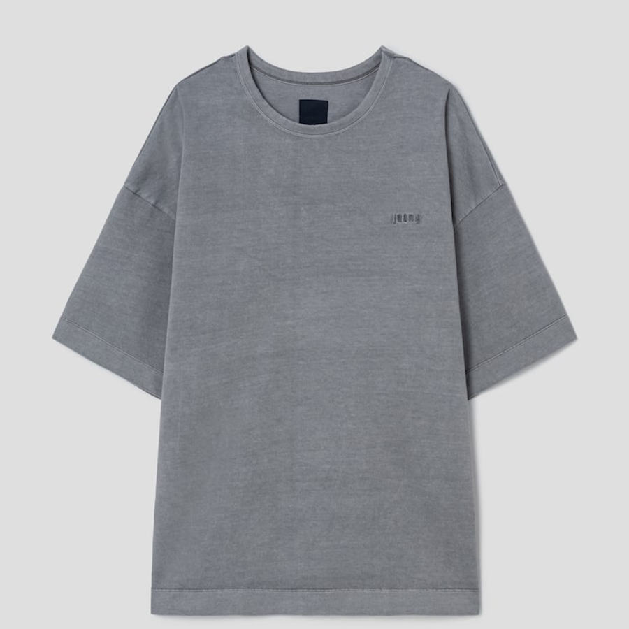 JUUN.J LANGUAGE Oversized Dyed Short Sleeve – Grey