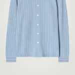 COS Relaxed Stripe Knit Cotton Shirt