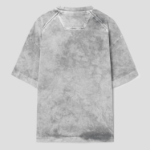 JUUN.J Slash Pocket Semi-Oversized Dyed Short Sleeve – Light Grey