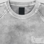 JUUN.J Slash Pocket Semi-Oversized Dyed Short Sleeve – Light Grey