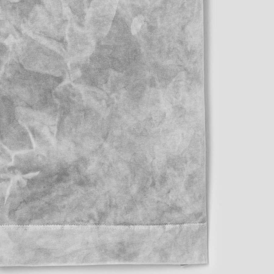 JUUN.J Slash Pocket Semi-Oversized Dyed Short Sleeve – Light Grey