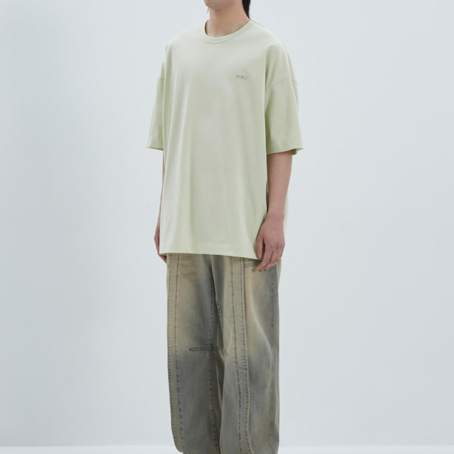 JUUN.J KIM KEEVER Floating Flower Oversized Short Sleeve – Lemon