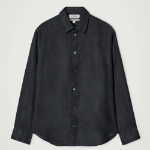 COS Relaxed Long-Sleeve Shirt – Navy