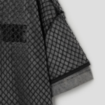 JUUN.J Net Layered Dyed Short Sleeve – Black