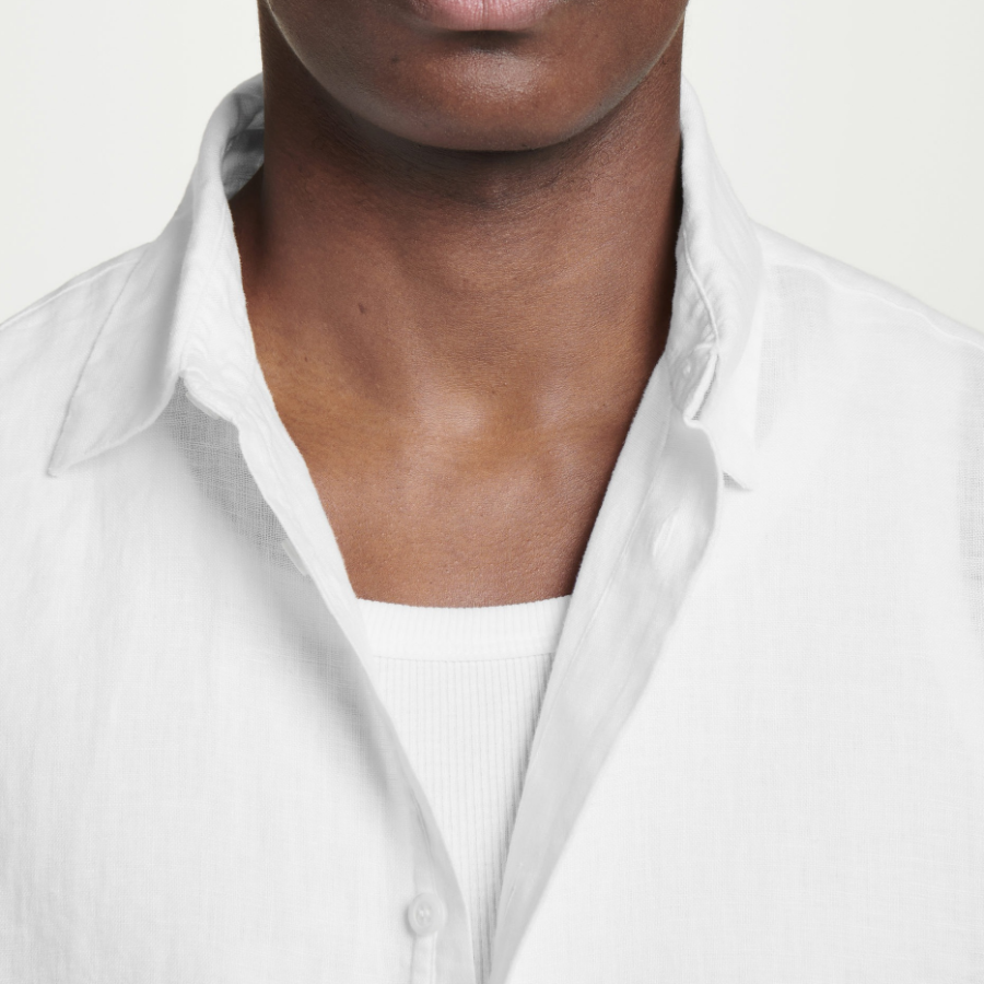 COS Relaxed Long-Sleeve Shirt – White