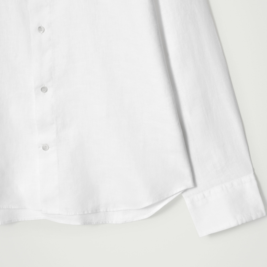 COS Relaxed Long-Sleeve Shirt – White