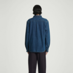 COS Relaxed Denim Overshirt – Dark Blue