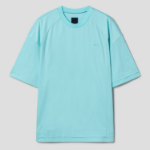 JUUN.J Layered Style Hidden Pocket Short Sleeve – Turquoise