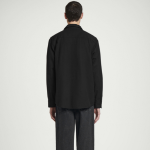 COS Relaxed Brushed Cotton Blend Shirt – Black