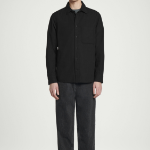 COS Relaxed Brushed Cotton Blend Shirt – Black