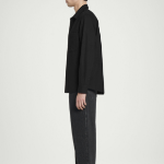 COS Relaxed Brushed Cotton Blend Shirt – Black