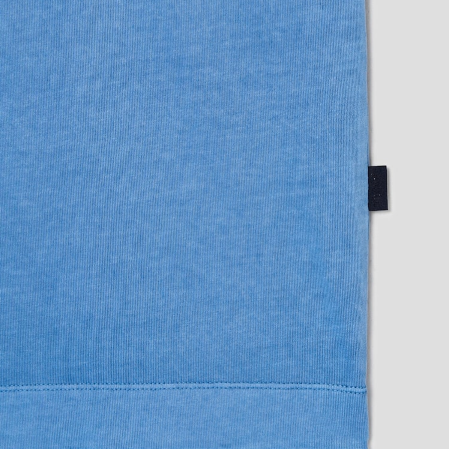 JUUN.J KIM KEEVER Cloud Flower Oversized Dyed Short Sleeve – Blue