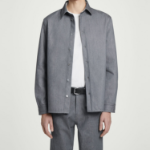 COS Relaxed Denim Overshirt – Grey