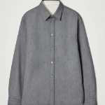 COS Relaxed Denim Overshirt – Grey