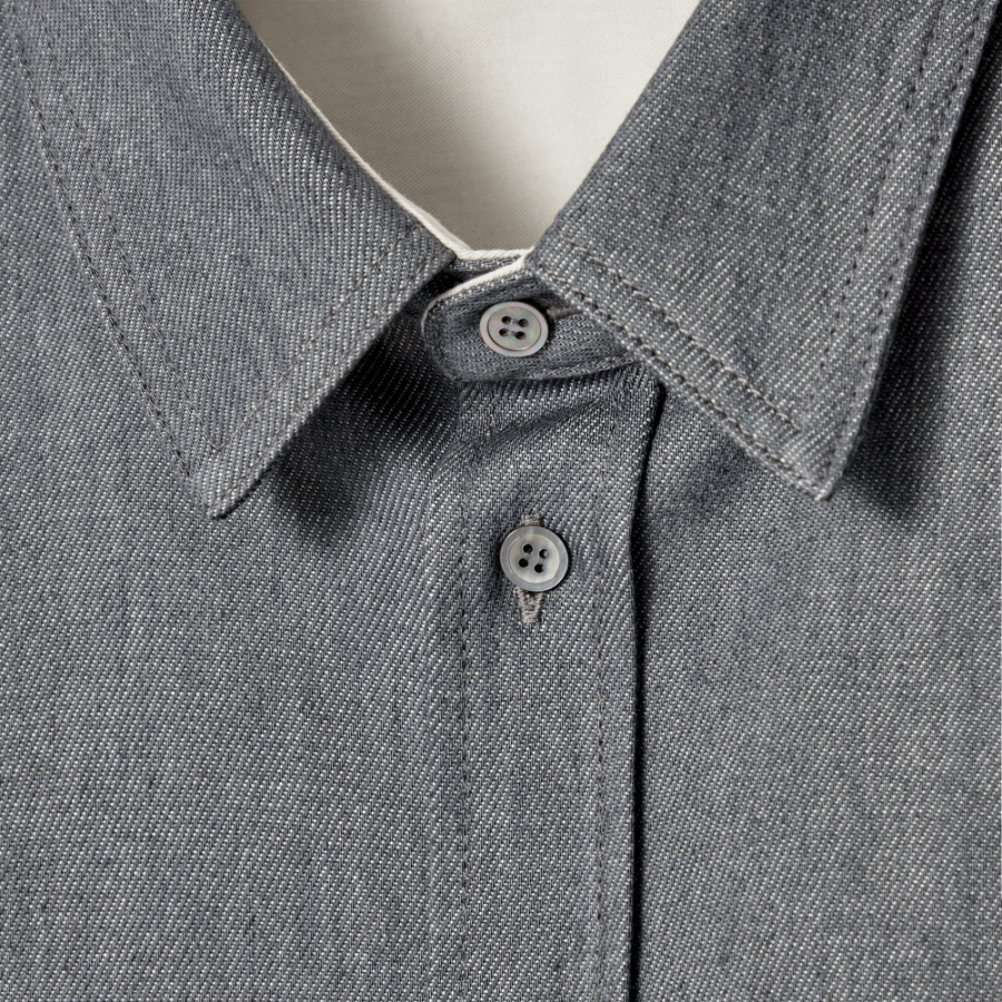 COS Relaxed Denim Overshirt – Grey