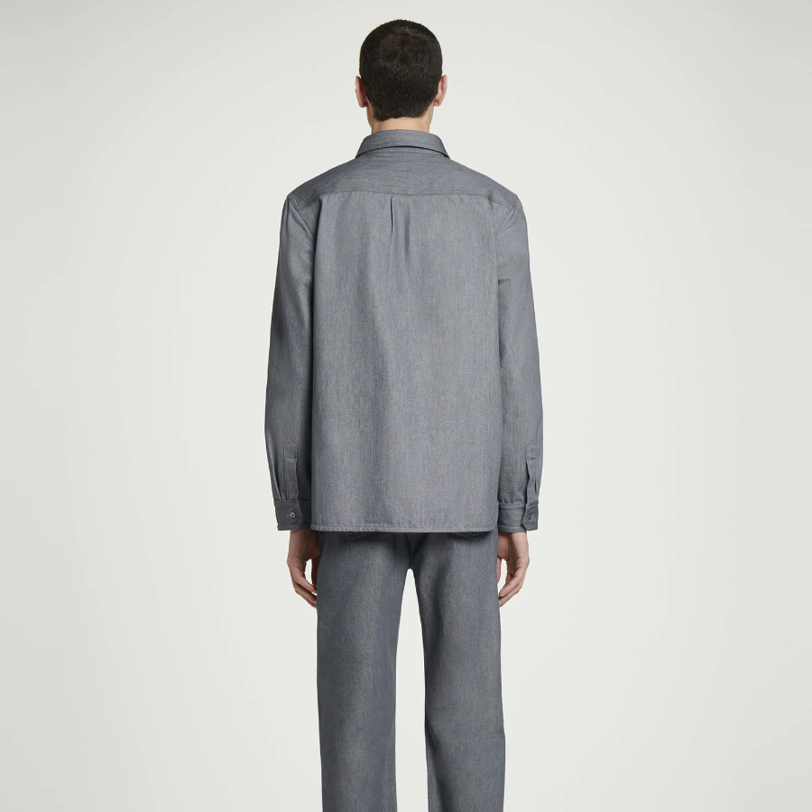 COS Relaxed Denim Overshirt – Grey
