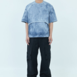 JUUN.J Racer Multi Piping Dyed Short Sleeve – Blue