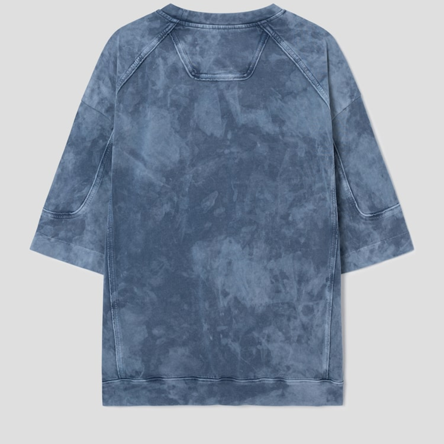 JUUN.J Racer Multi Piping Dyed Short Sleeve – Blue