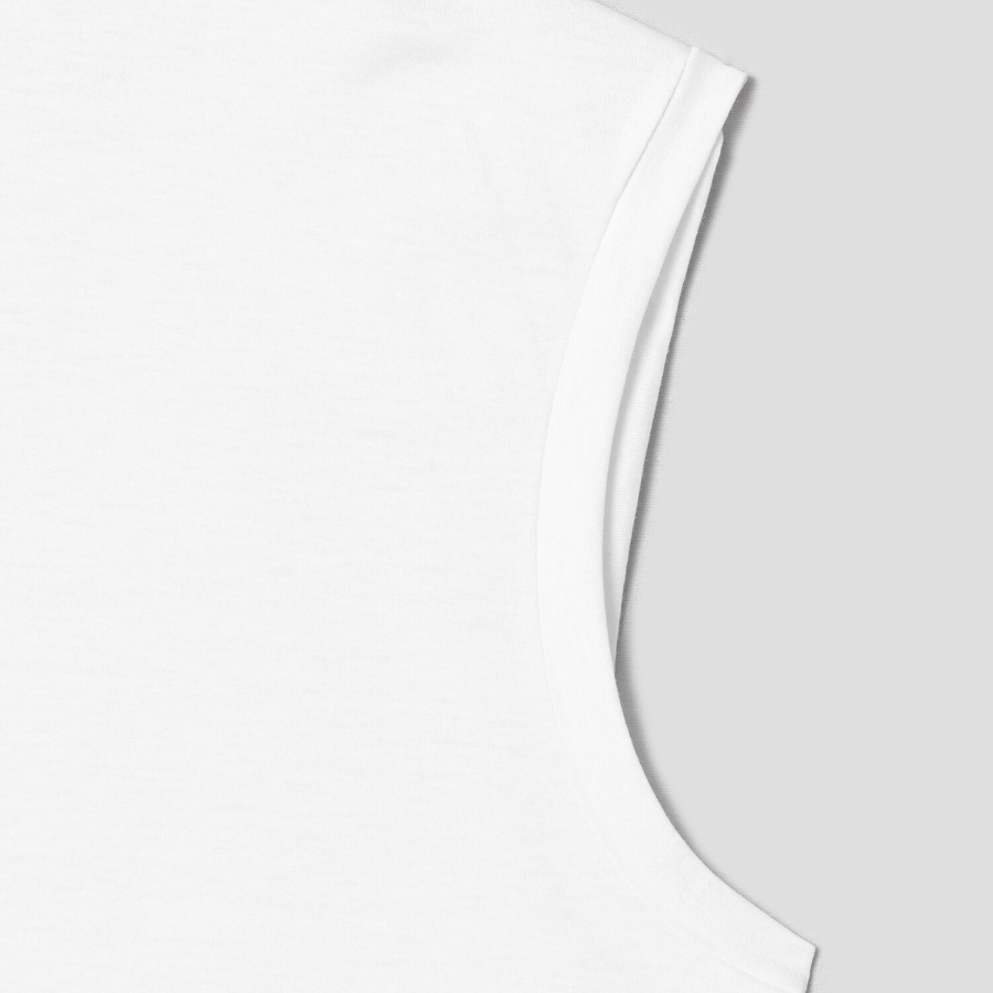 Theory Women Apex Cotton Shirt Tail Tank - White