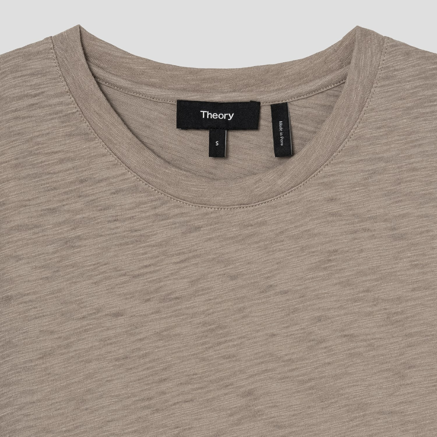 Theory Women Nebulous Rodiona Tee - Soft Taupe