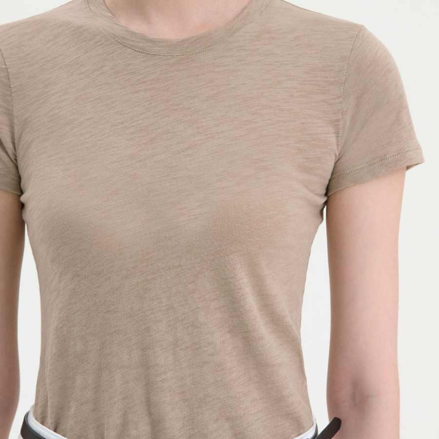 Theory Women Nebulous Rodiona Tee - Soft Taupe