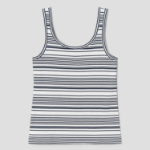 Theory Women Cotton Stripe Bram Tee - Navy Multi