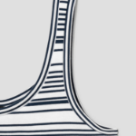 Theory Women Cotton Stripe Bram Tee - Navy Multi