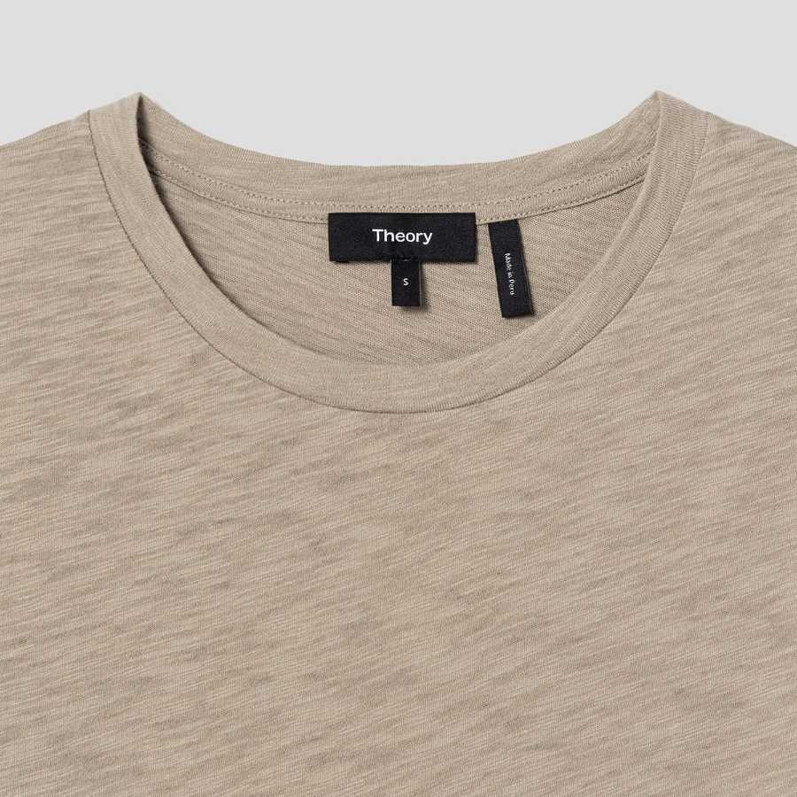Theory Women Nebulous Easy Tee - Soft Taupe
