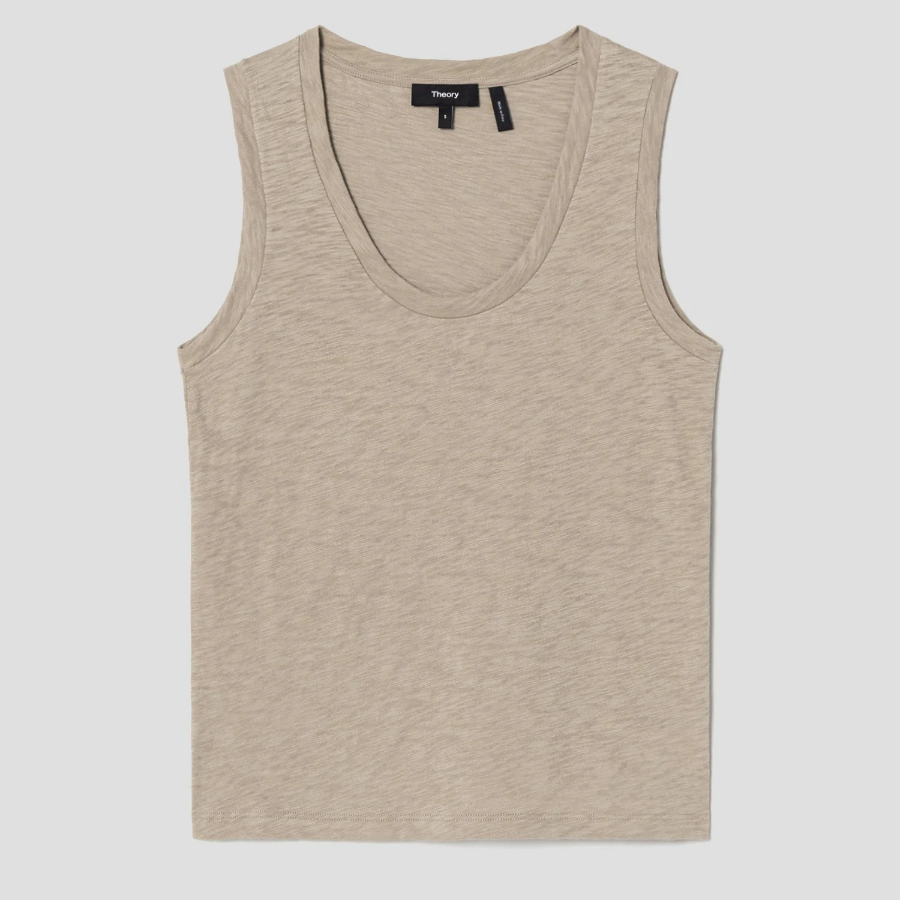 Theory Women Nebulous Easy Tank - Soft Taupe