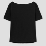 Theory Women Apex Cotton Scoop Tee - Black