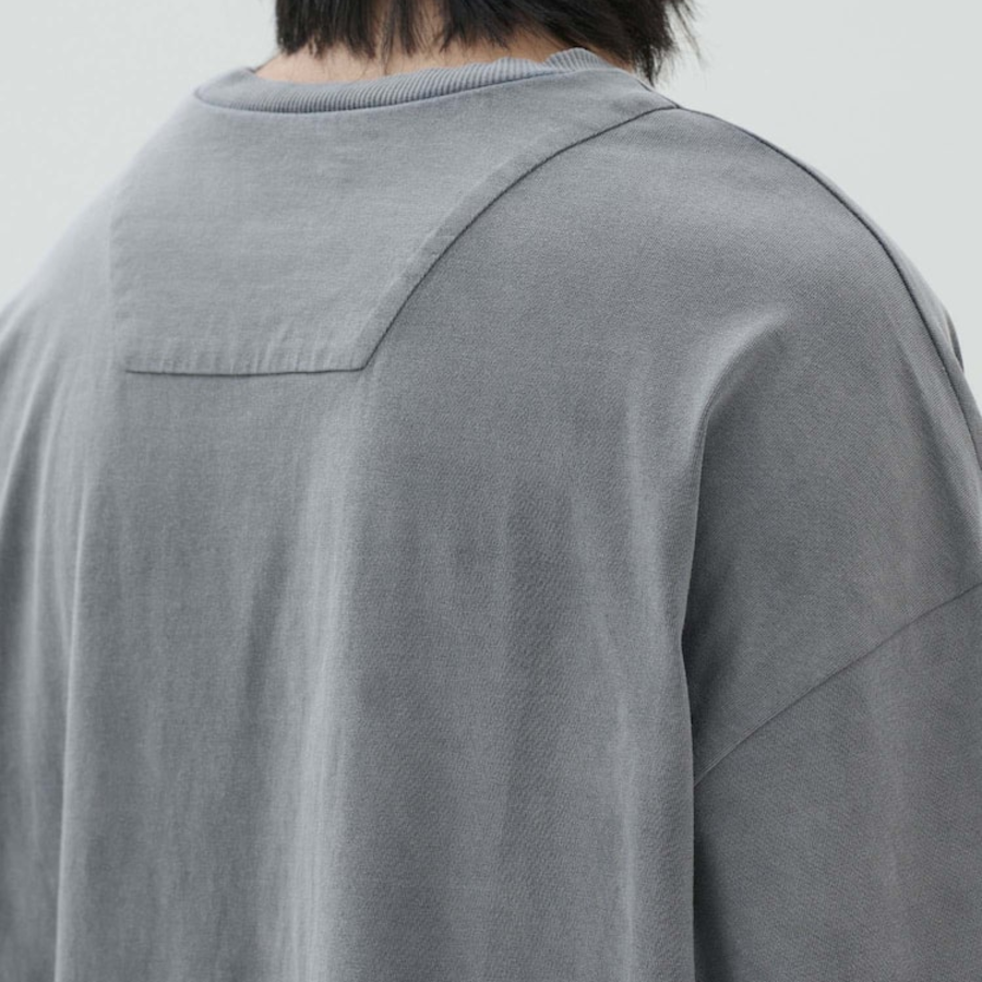 JUUN.J ARCHIVE Dual Layer Dyed Long Sleeve – Light Grey