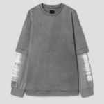 JUUN.J ARCHIVE Dual Layer Dyed Long Sleeve – Light Grey