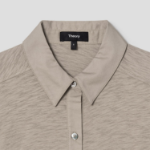 Theory Women Nebulous Riduro Shirt Tee - Soft Taupe