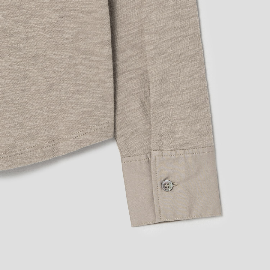 Theory Women Nebulous Riduro Shirt Tee - Soft Taupe