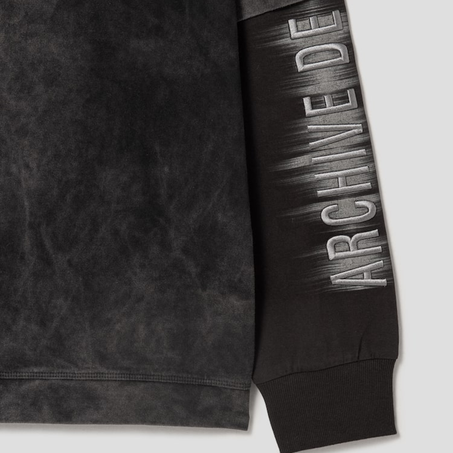 JUUN.J ARCHIVE Dual Layer Dyed Long Sleeve – Black