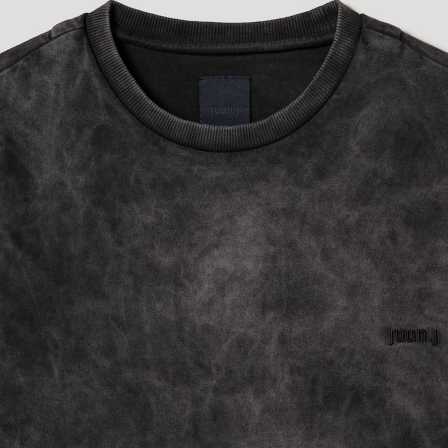 JUUN.J ARCHIVE Dual Layer Dyed Long Sleeve – Black
