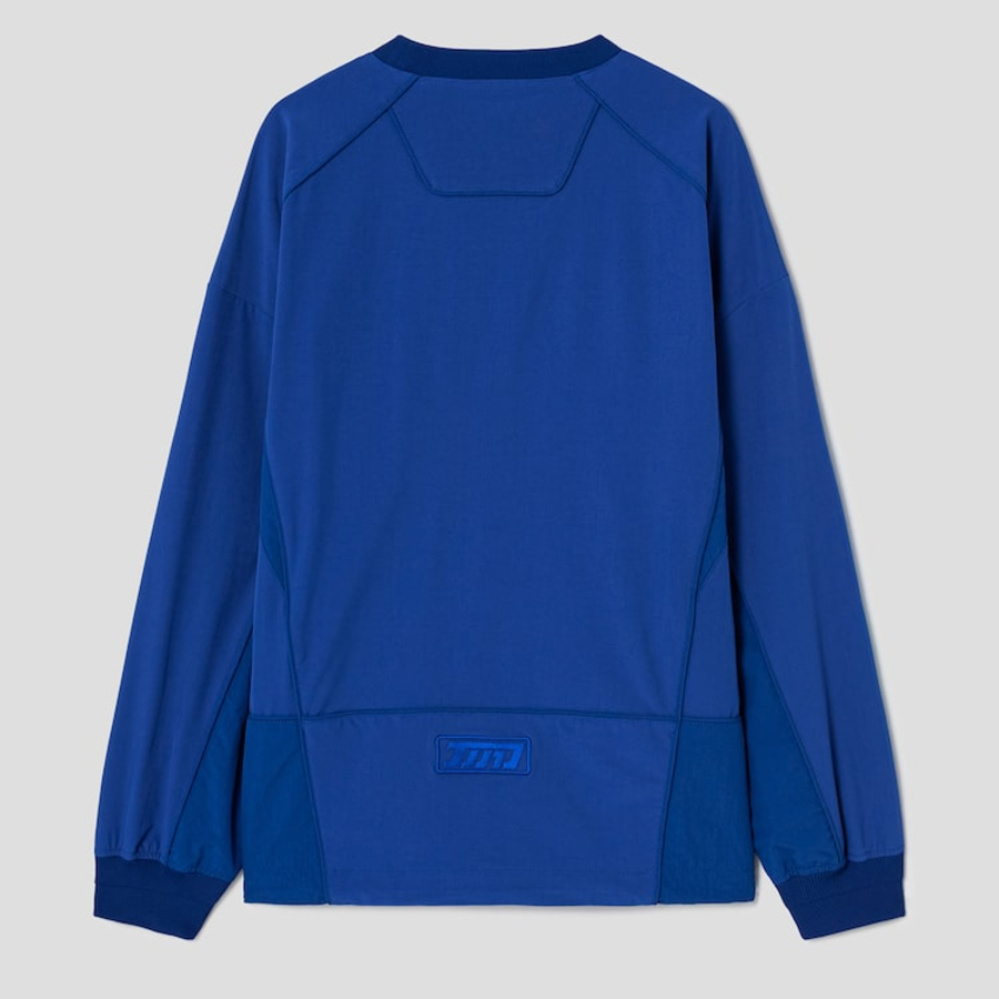 JUUN.J Tricot Seersucker Long Sleeve – Blue