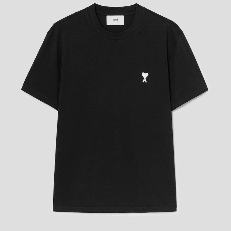 ami [Exclusive] (Unisex) Black And White ADC T-shirt – Black