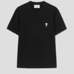 ami [Exclusive] (Unisex) Black And White ADC T-shirt – Black