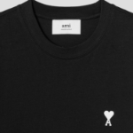 ami [Exclusive] (Unisex) Black And White ADC T-shirt – Black