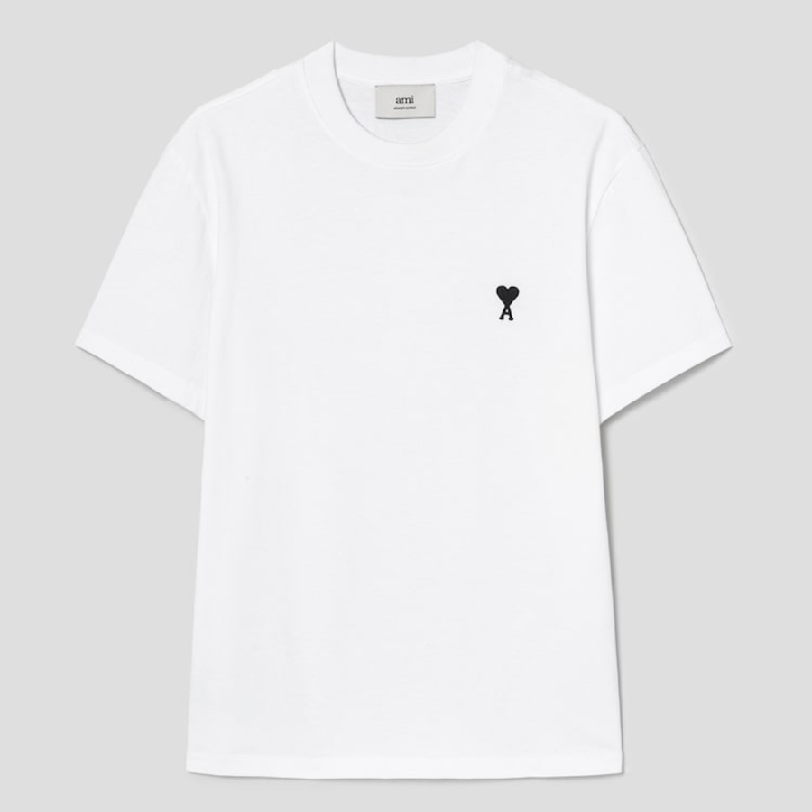 ami [Exclusive] (Unisex) Black And White ADC T-shirt – White