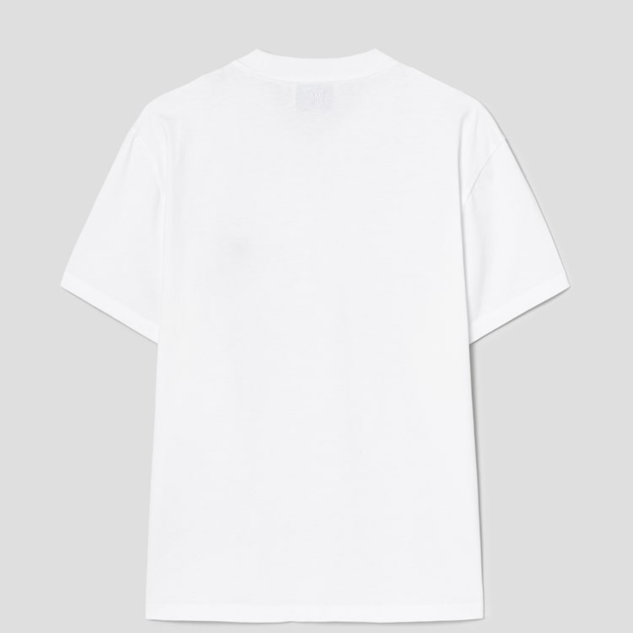 ami [Exclusive] (Unisex) Black And White ADC T-shirt – White