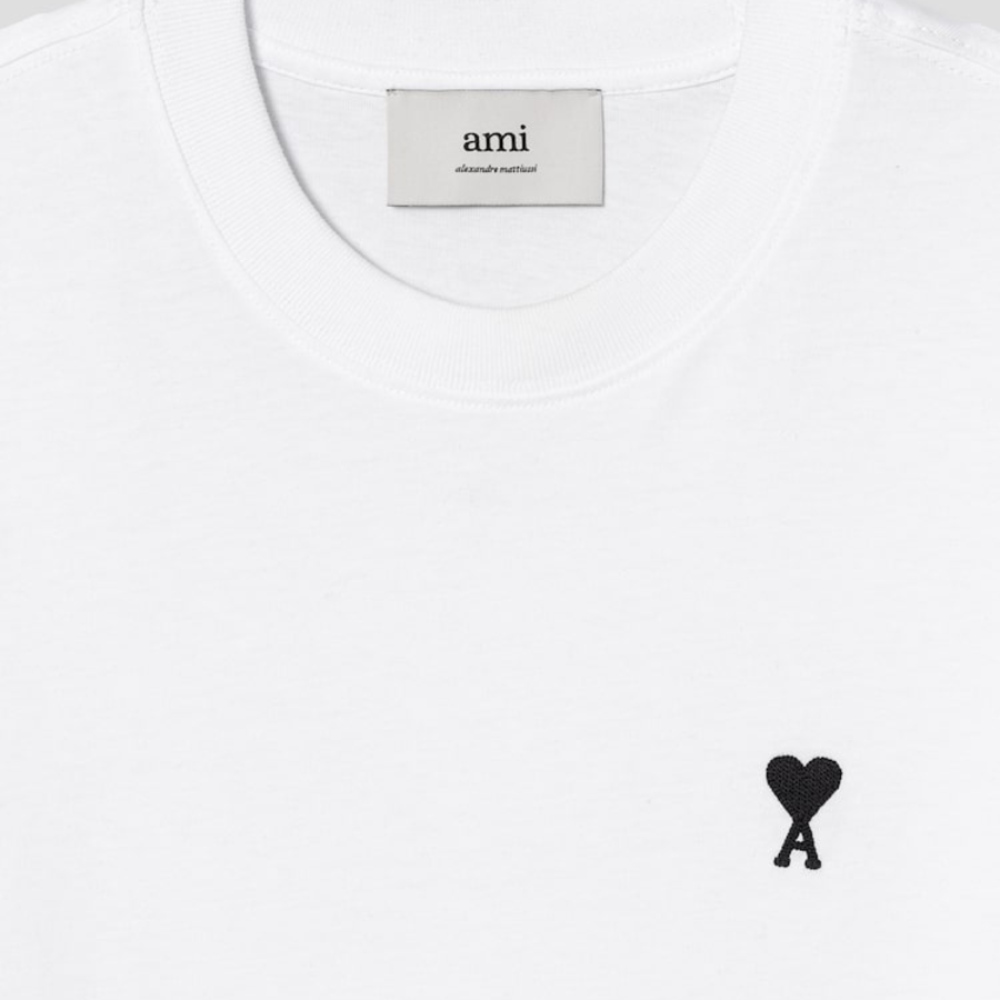 ami [Exclusive] (Unisex) Black And White ADC T-shirt – White