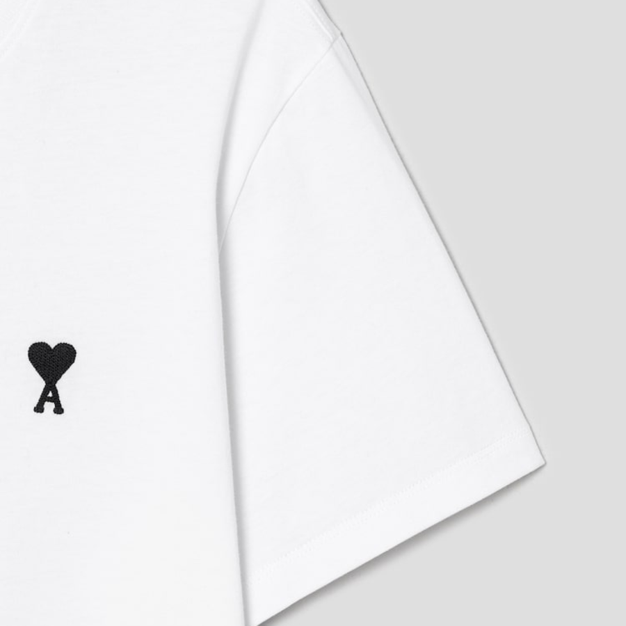 ami [Exclusive] (Unisex) Black And White ADC T-shirt – White