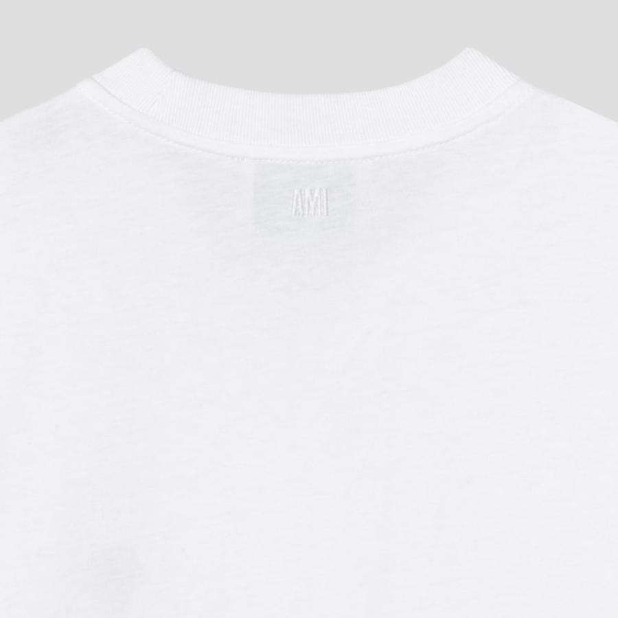 ami [Exclusive] (Unisex) Black And White ADC T-shirt – White