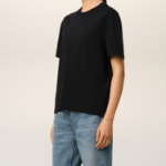 ami (Unisex) Embossed ADC T-shirt – Black