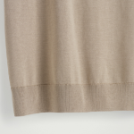 COS – Slim Knitted Silk Zip-Up Polo Shirt