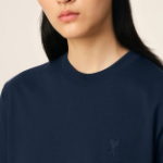 ami (Unisex) Tonal ADC T-shirt – Night Blue