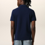 ami (Unisex) Red ADC Polo T-shirt – Night Blue