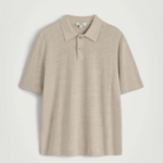 COS – Knitted Linen Polo Shirt